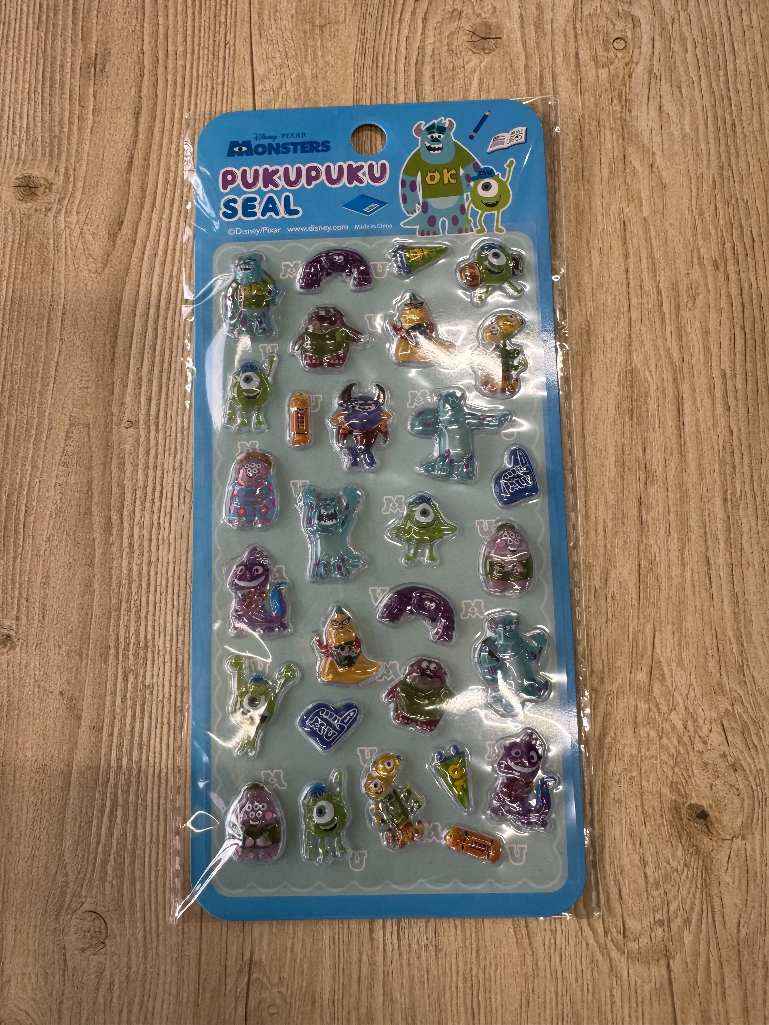公式 ディズニー ぷくぷくシール | ぶんぐのゆにおん 文具 手作り