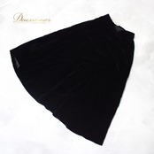 【美品 社交ダンス衣装】スカート レッスン パーティー JEAN DORE CINQ 黒 ブラック 無地 シンプル 上品 かわいい 可愛い