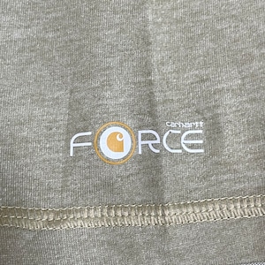 【Carhartt】2XL ビッグシルエット ワンポイント ポケットTシャツ ポケT カーハート FORCE ラグラン 半袖 夏物 US古着