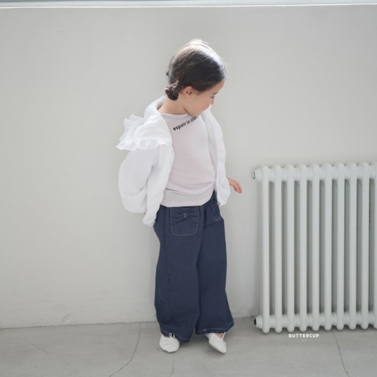 [BUTTERCUP] Ribbon Pocket Denim Pants / [버터컵] 리본포켓데님팬츠