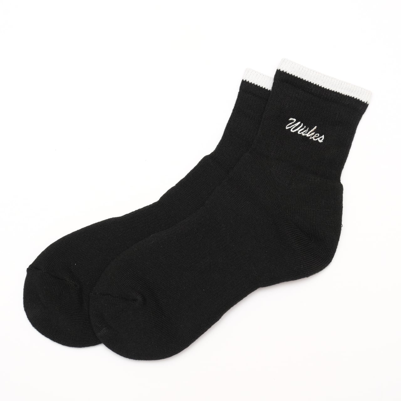 ショートソックス (BLK×WHTライン)