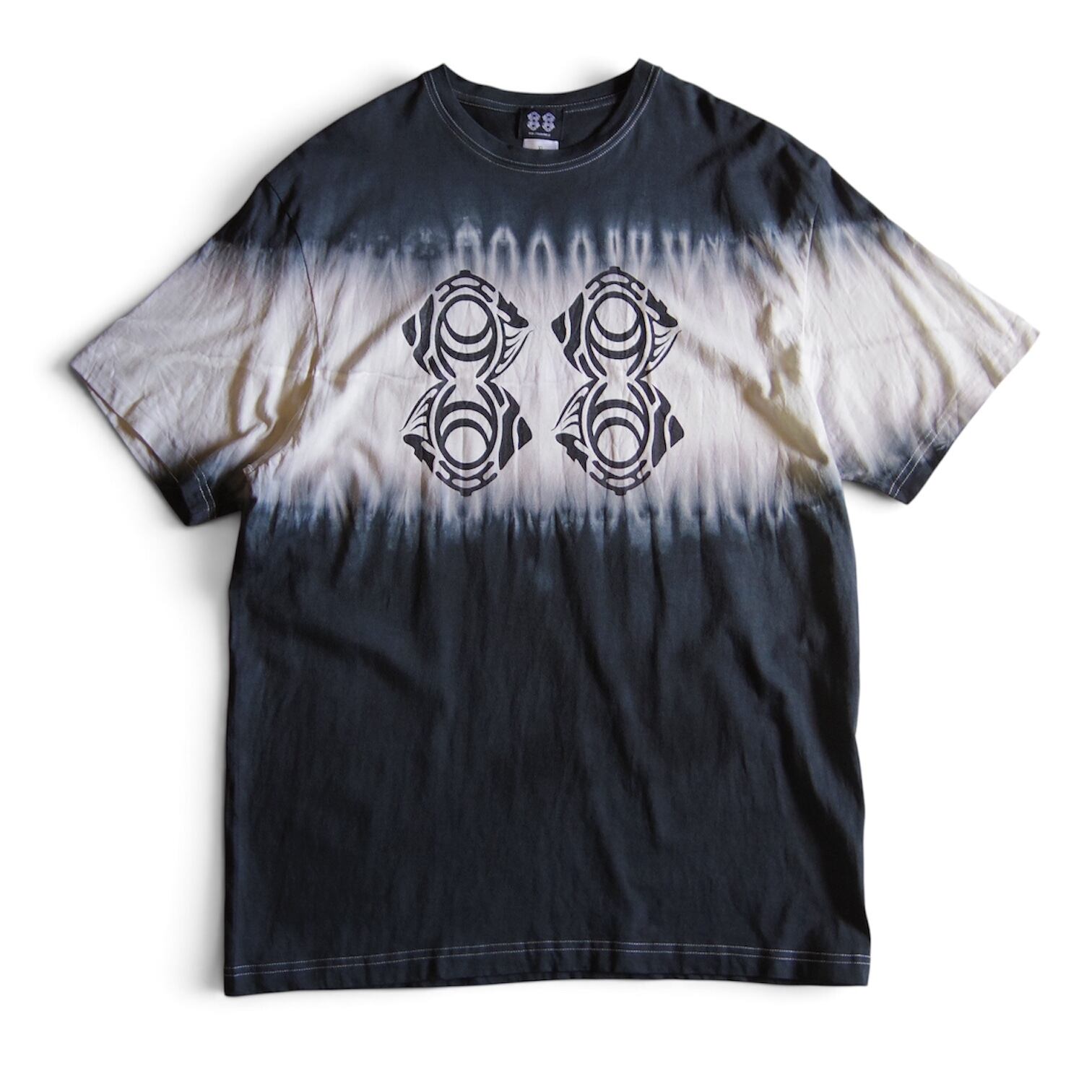 "88 LOGO" TIE DYE ORGANIC COTTON T-SHIRT / タイダイ オーガニックコットン Tシャツ -XL- 【送料無料】