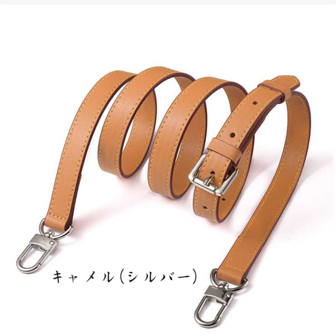 ショルダーストラップ 本革 レザー バッグストラップ 長さ調節バックル 