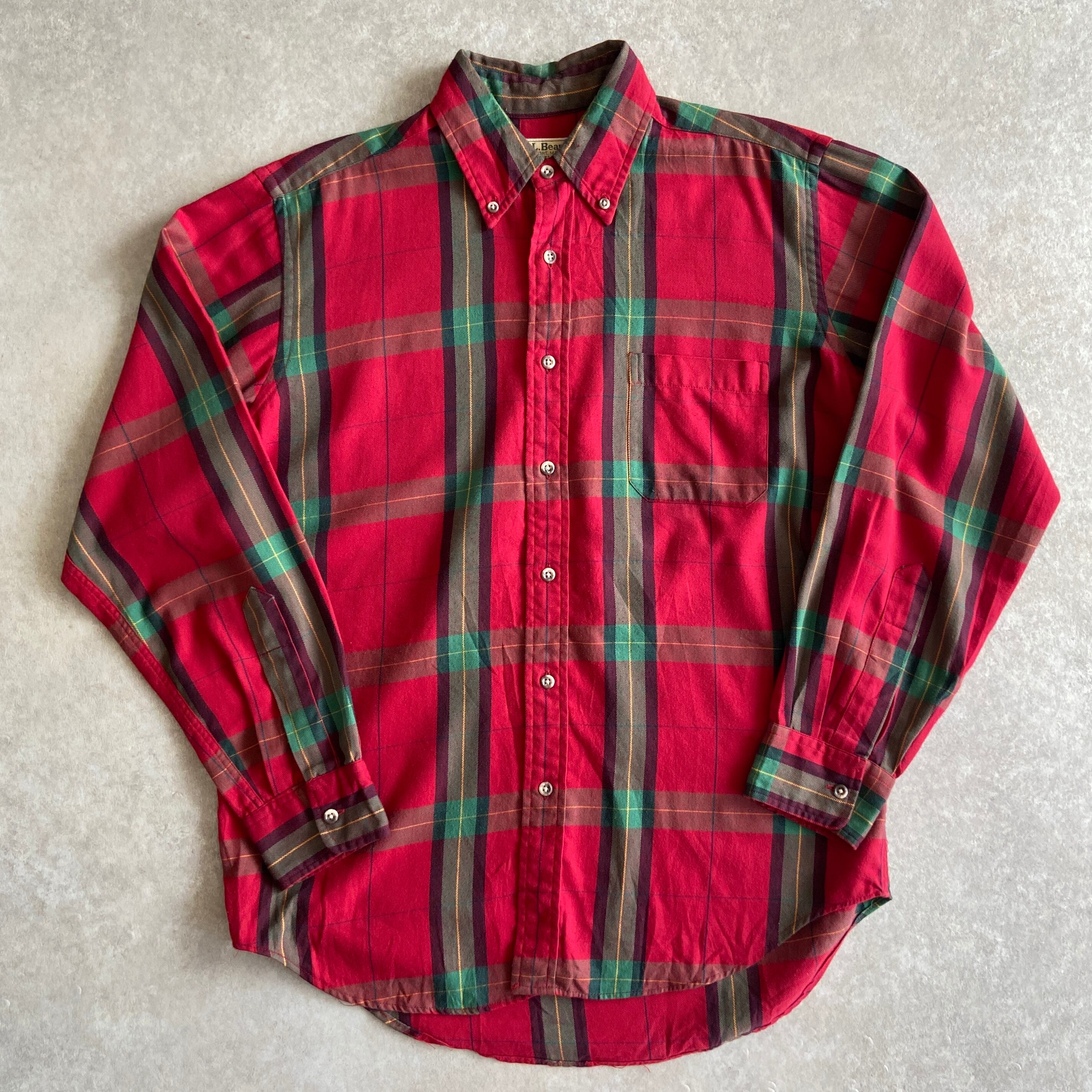 1980s L.L.Bean Shirt M Made in USA G896
