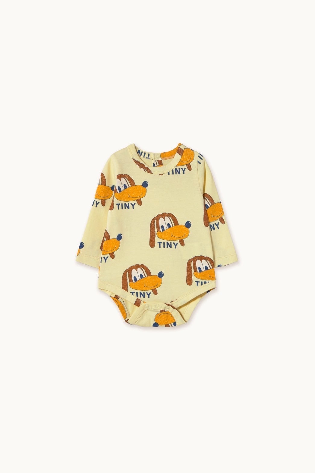 送料無料 tinycottons/DOGS BODY - dusty yellow