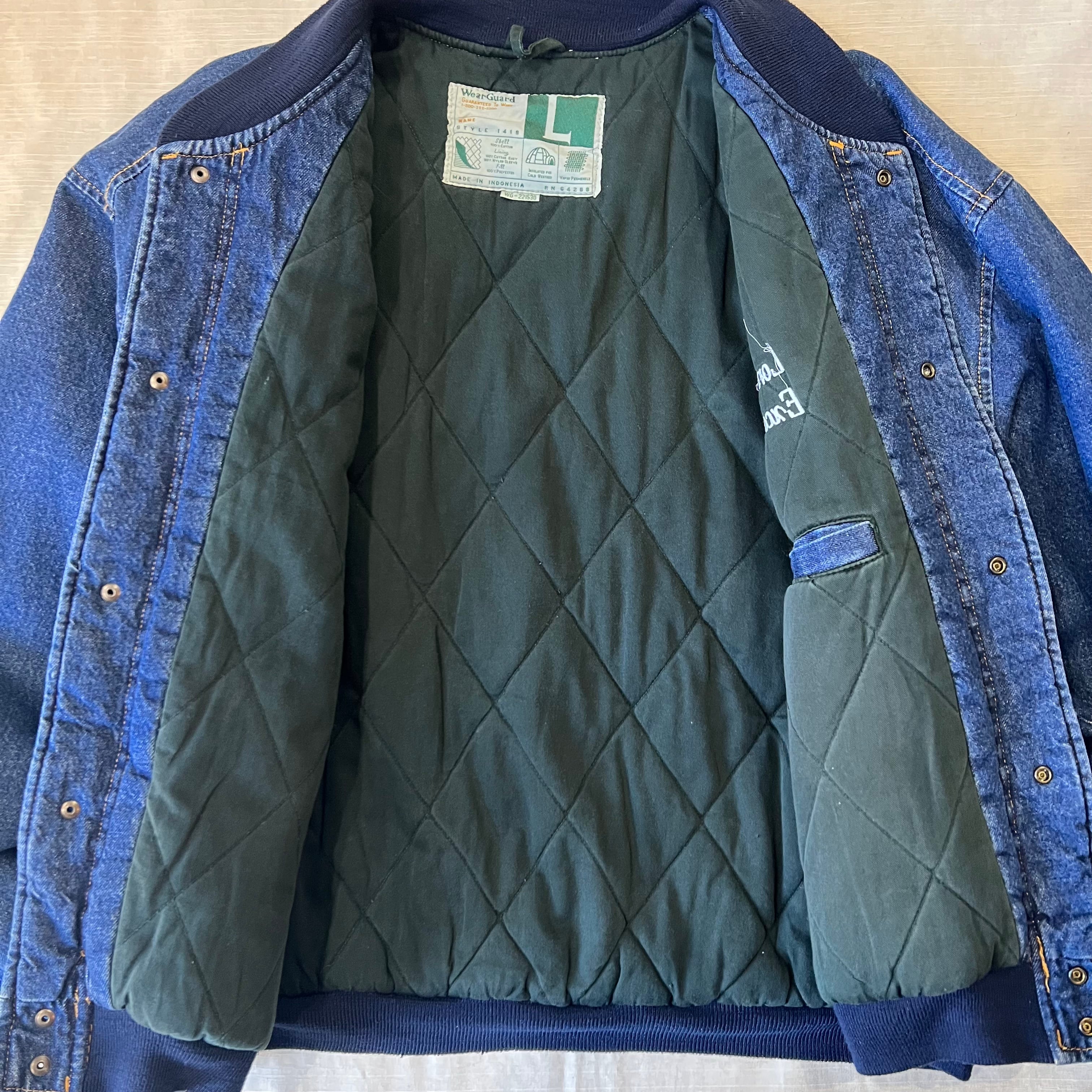90's デニム スタジャン バーシティジャケット fc-362 | 古着屋 90's デニム スタジャン バーシティジャケット fc-362 | 古着屋