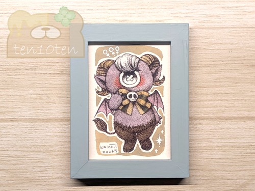 悪魔ちゃん・点描原画
