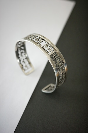 "French vintage" Silver 925 Bangle / 6-241