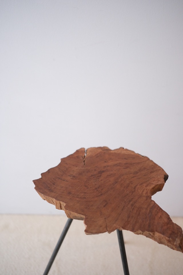 一枚板 Side table "欅" #007