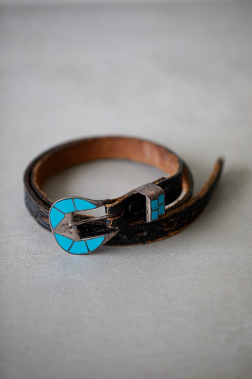 Silver Inlay Ranger Belt  (c. 1950s–1960s, SARGENT’S)