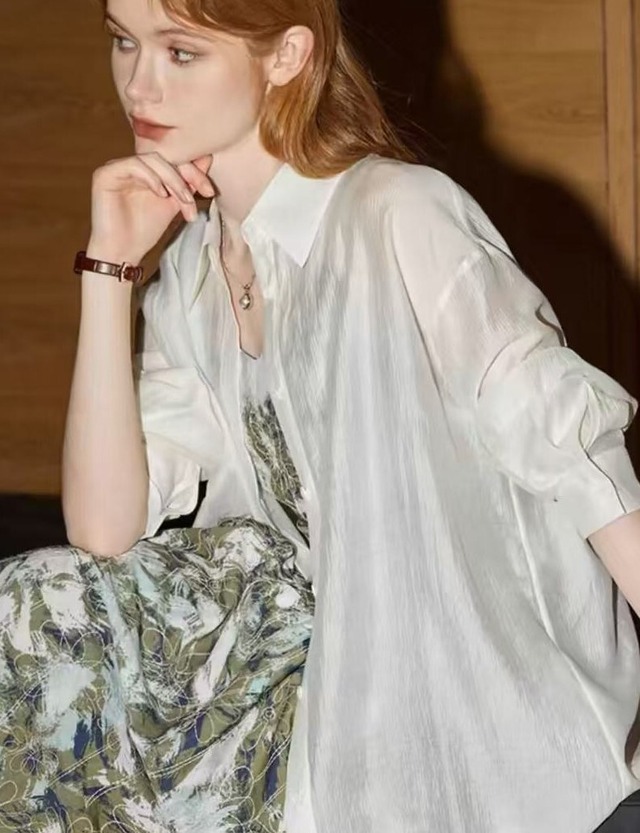 Sheer Shiny Blouse