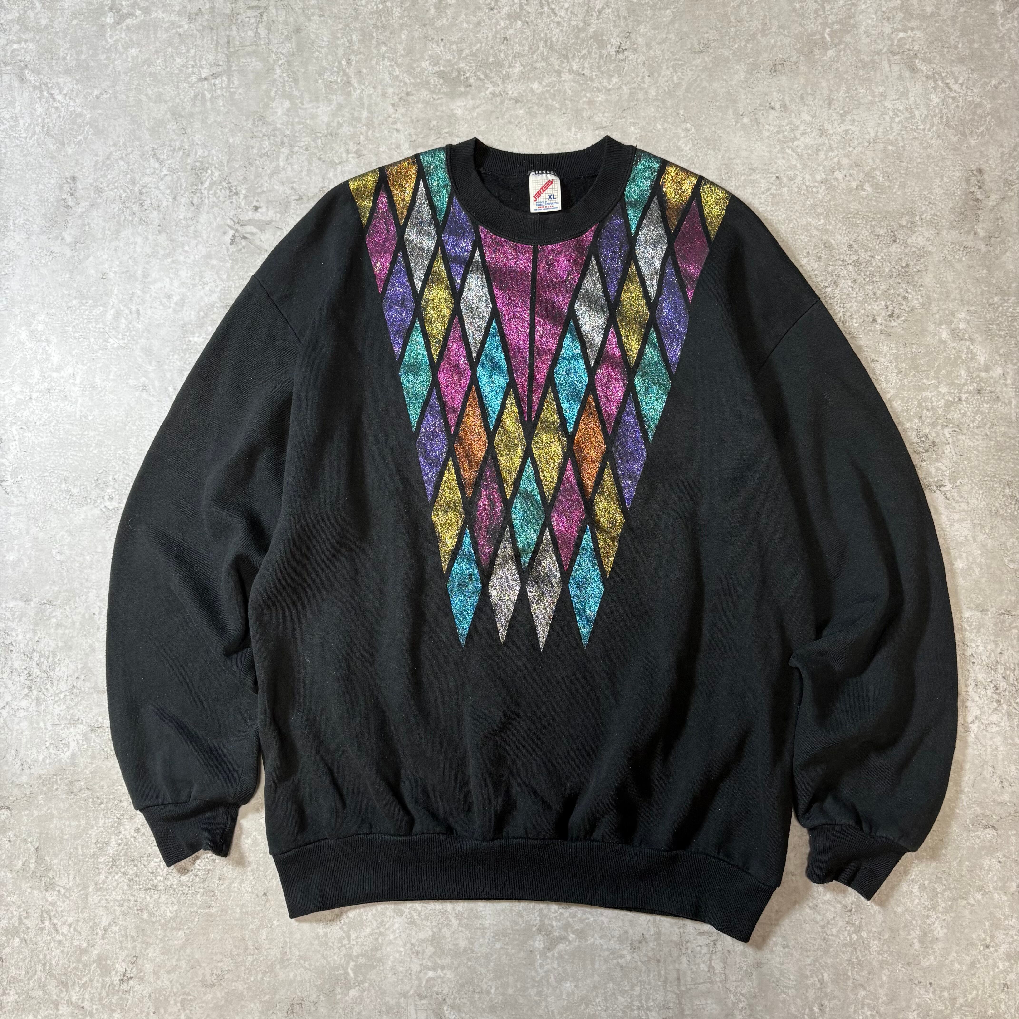 1990s "JERZEES" Design Sweat "Made in USA"