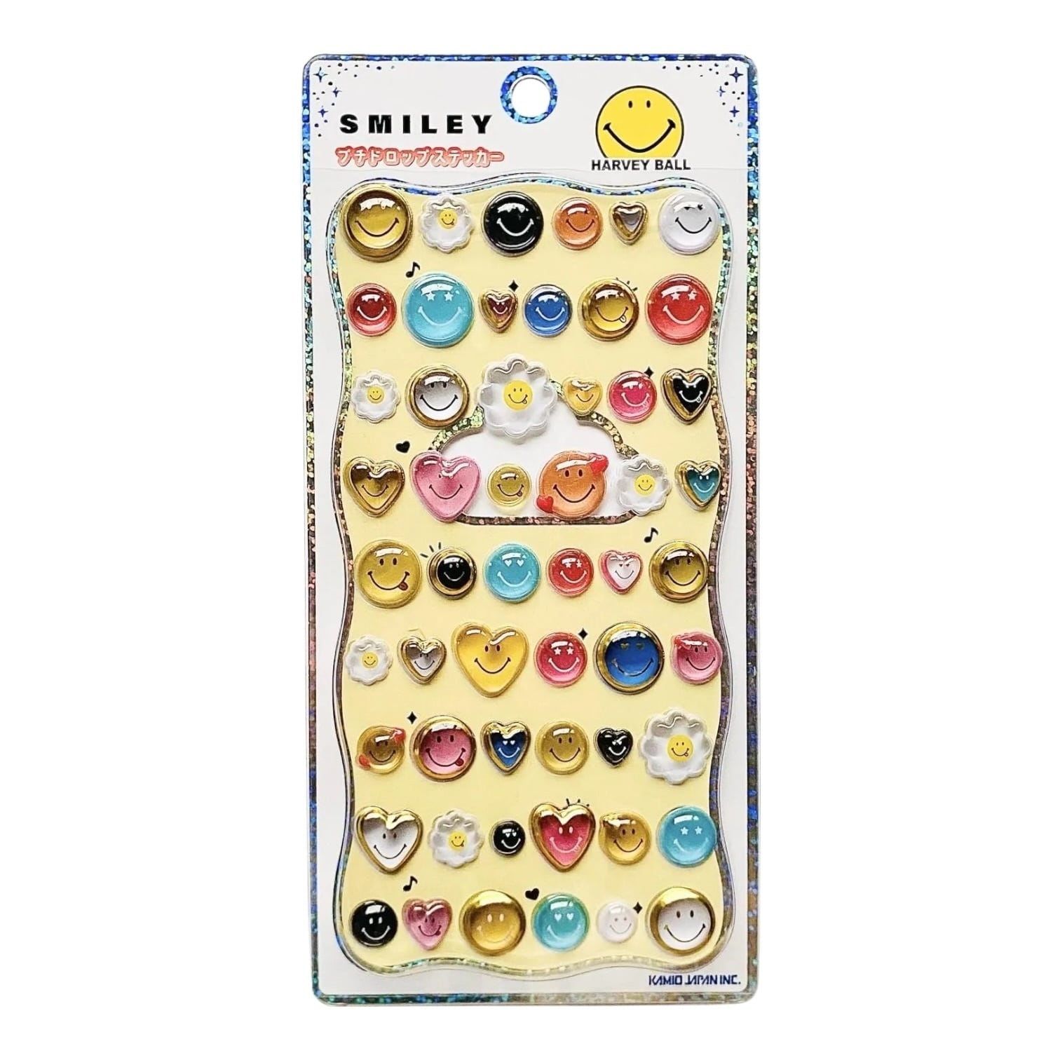 プチドロップステッカー スマイリー | Jewelie