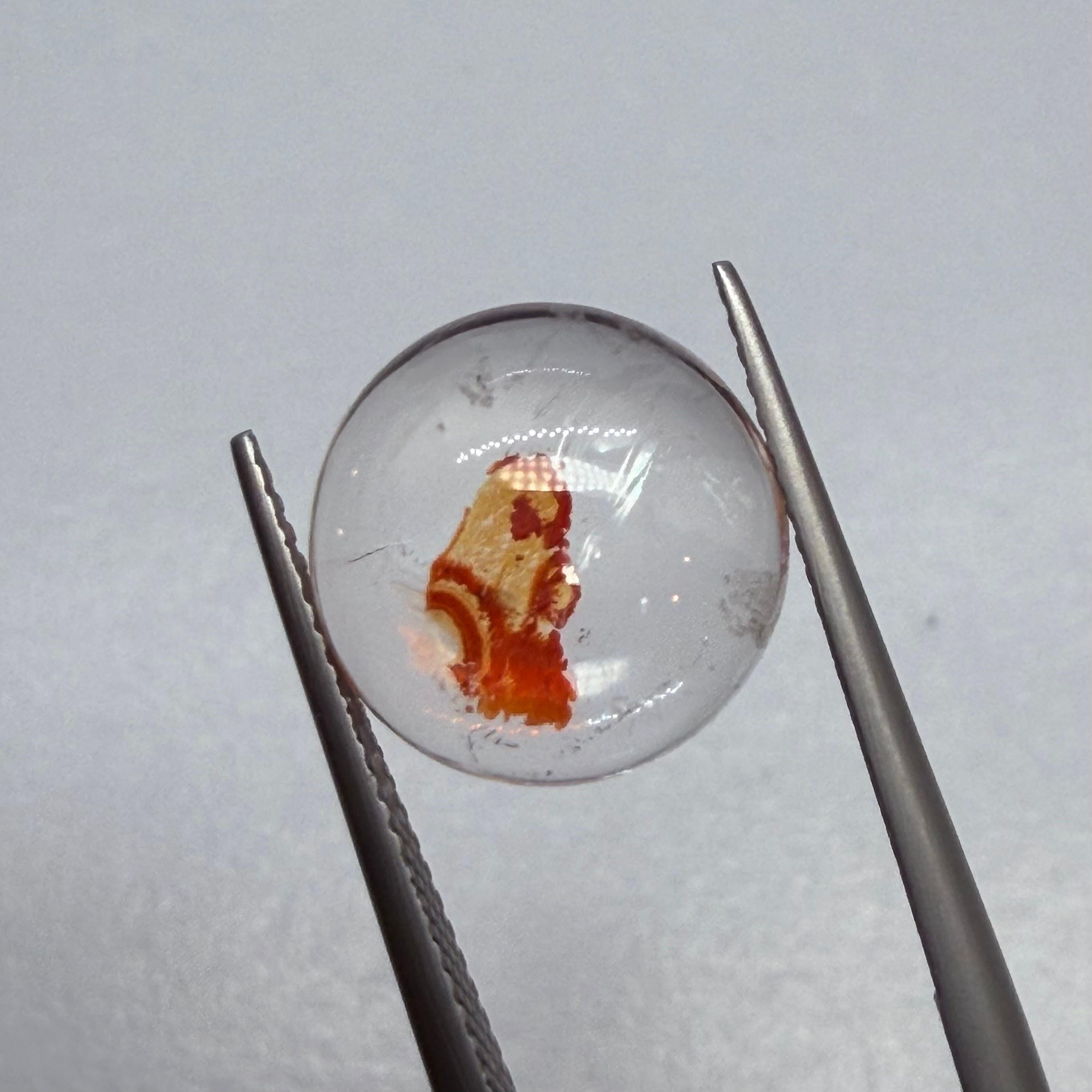 炎灯るオーロラクオーツ