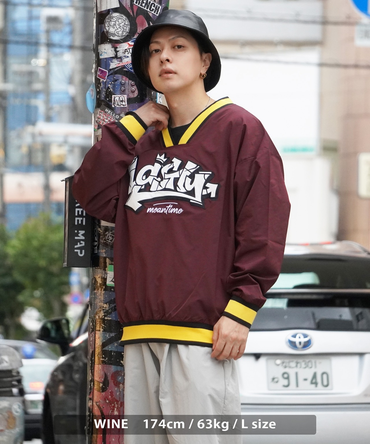 \SALE/◆ホワイトロゴ グラフィティ プルオーバー◆br-90122