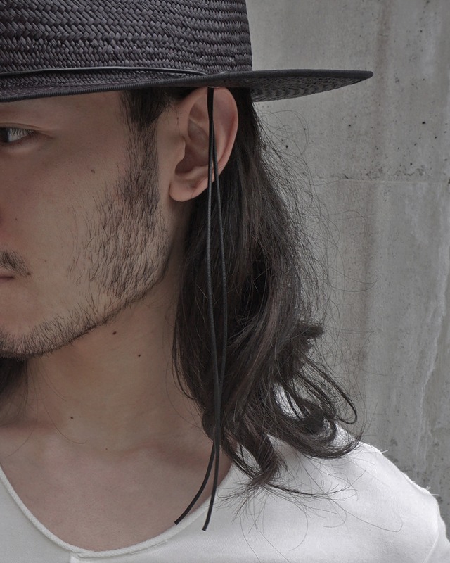 ASKYY / Y PANAMA HAT / BLK
