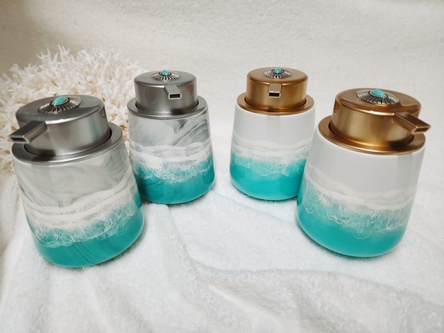 409.オーシャンレジンアート ソープディスペンサー泡タイプ