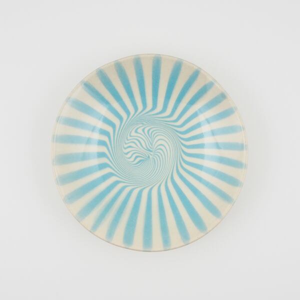 金子 司 小皿 ライトブルー/ホワイトA