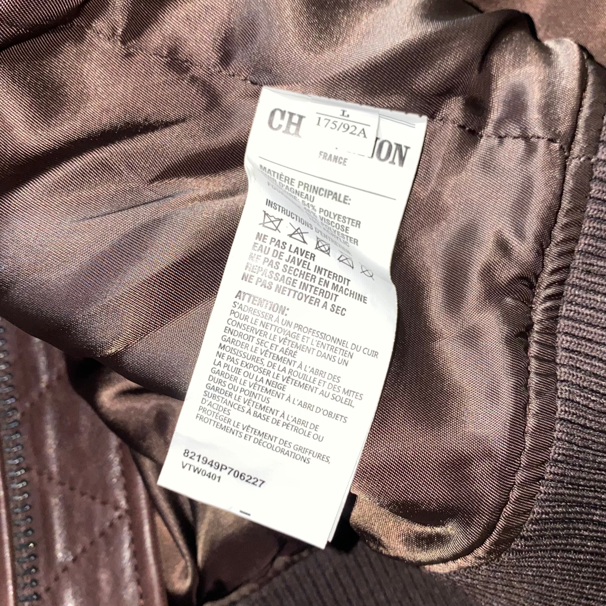 CHEVIGNON “G-1” leather flight jacket | NOIR ONLINE