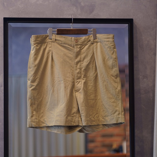 フランス軍 "M-52 CHINO SHORTS(ドローコード付き)" -BEIGE-