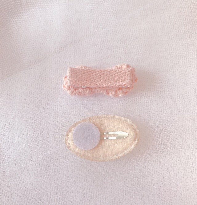 即納ヘアクリップ2点セット