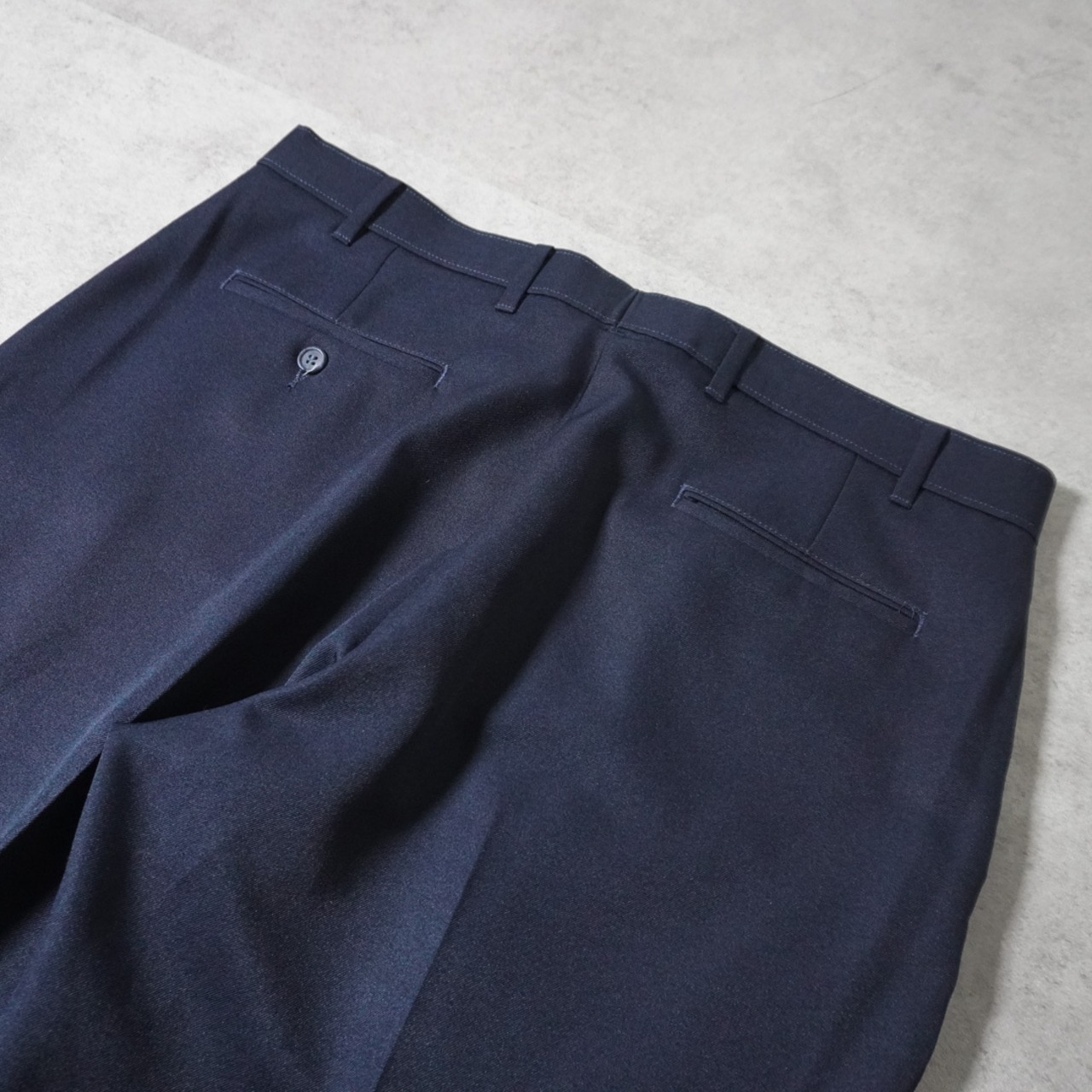 00s Levi's ACTION SLACKS NAVY [W37L29相当] 古着 - 10