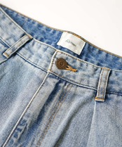 【#Re:room】VINTAGE CRASH WIDE DENIM［REP205］