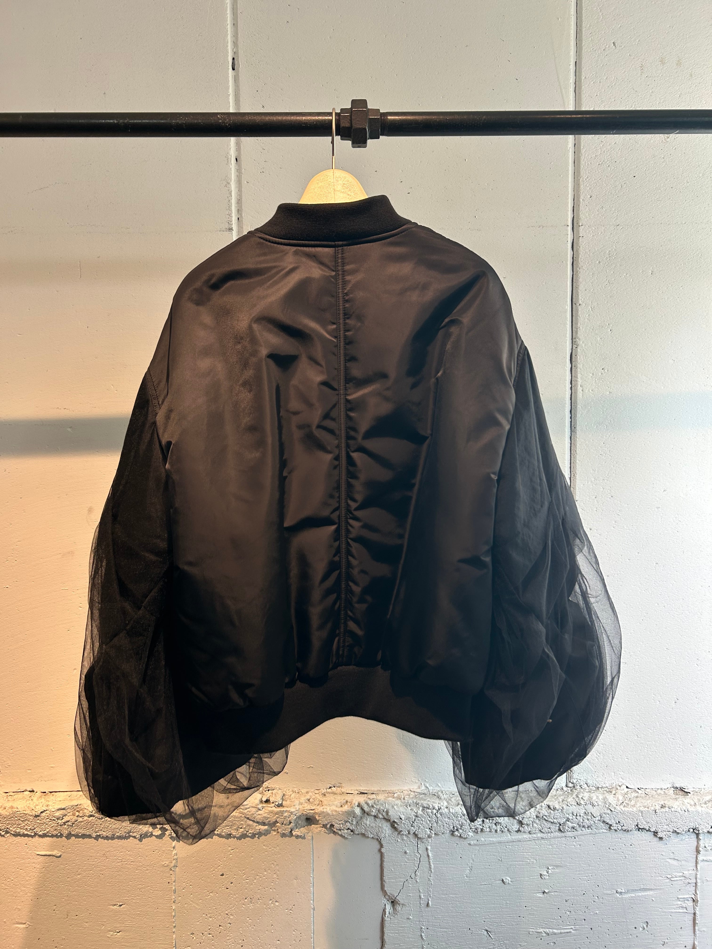 CHIKAKISADA tulle ma-1 jacket | AAR