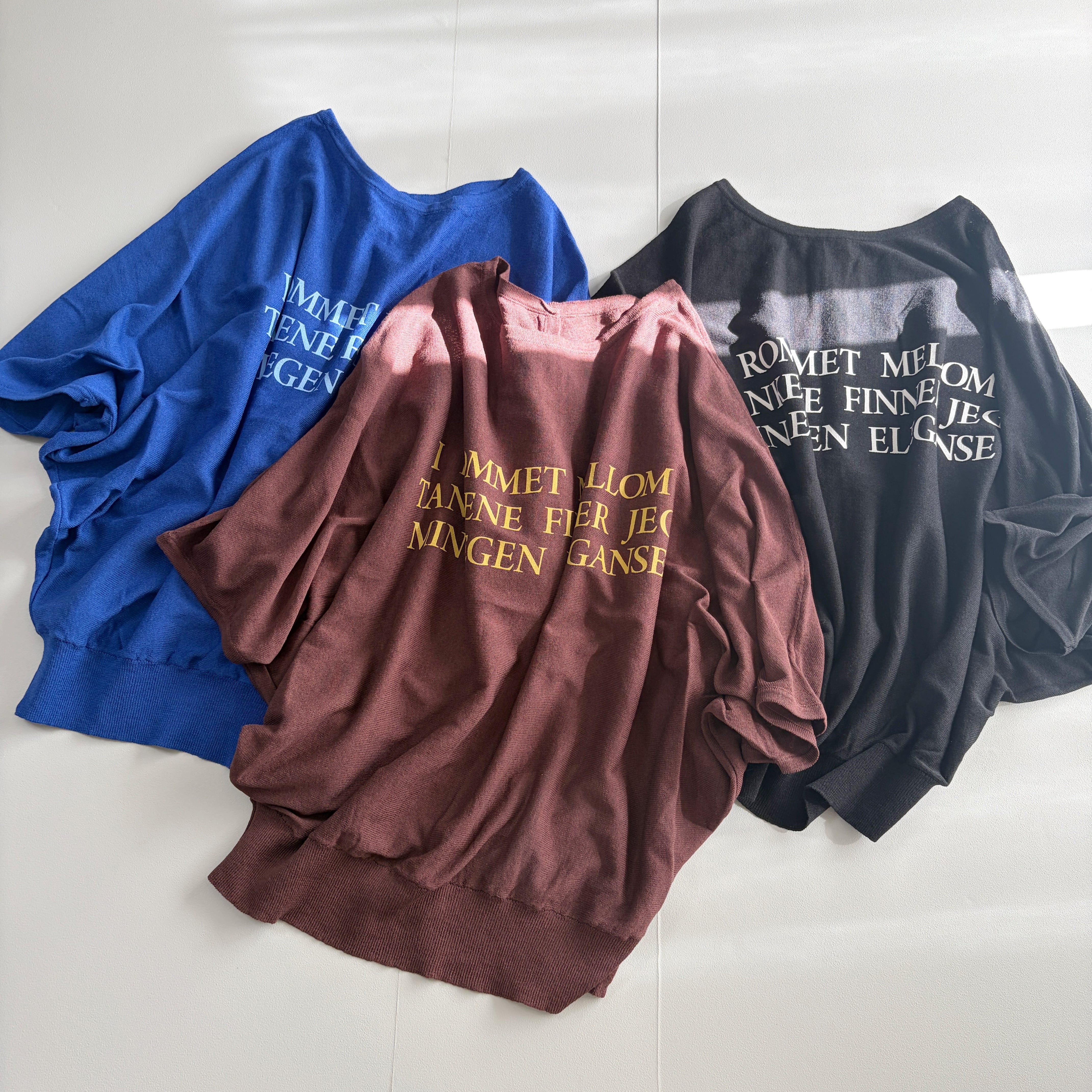 CYNICAL】ロゴ入り 前後2wayドルマンニット（再入荷） | アキアゴー