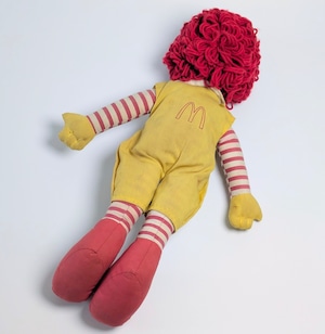 ☆VINTAGE 1984☆【 McDonald's( マクドナルド ) 】『 Ronald McDonald / ロナルド・マクドナルド 』Plush Toy / プラッシュ / ぬいぐるみ 〚アメリカン雑貨 アメトイ〛