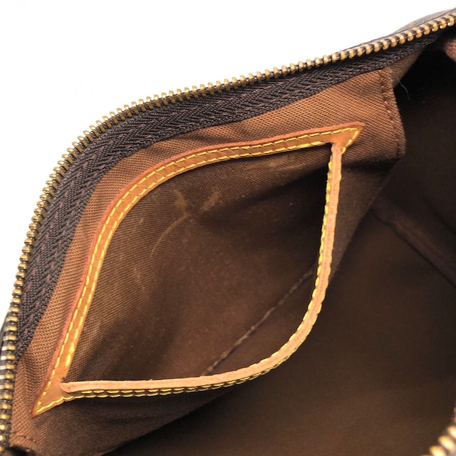 LOUIS VUITTON ルイヴィトン モノグラム ハンドバッグ ブラウン PVC レザー スピーディ25 ミニボストン vintage ヴィンテージ オールド szn2aw
