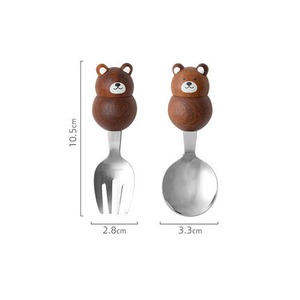 キッズカトラリーセット クマ　ギフト　スプーン フォーク 【日本製】グラポート plumpy