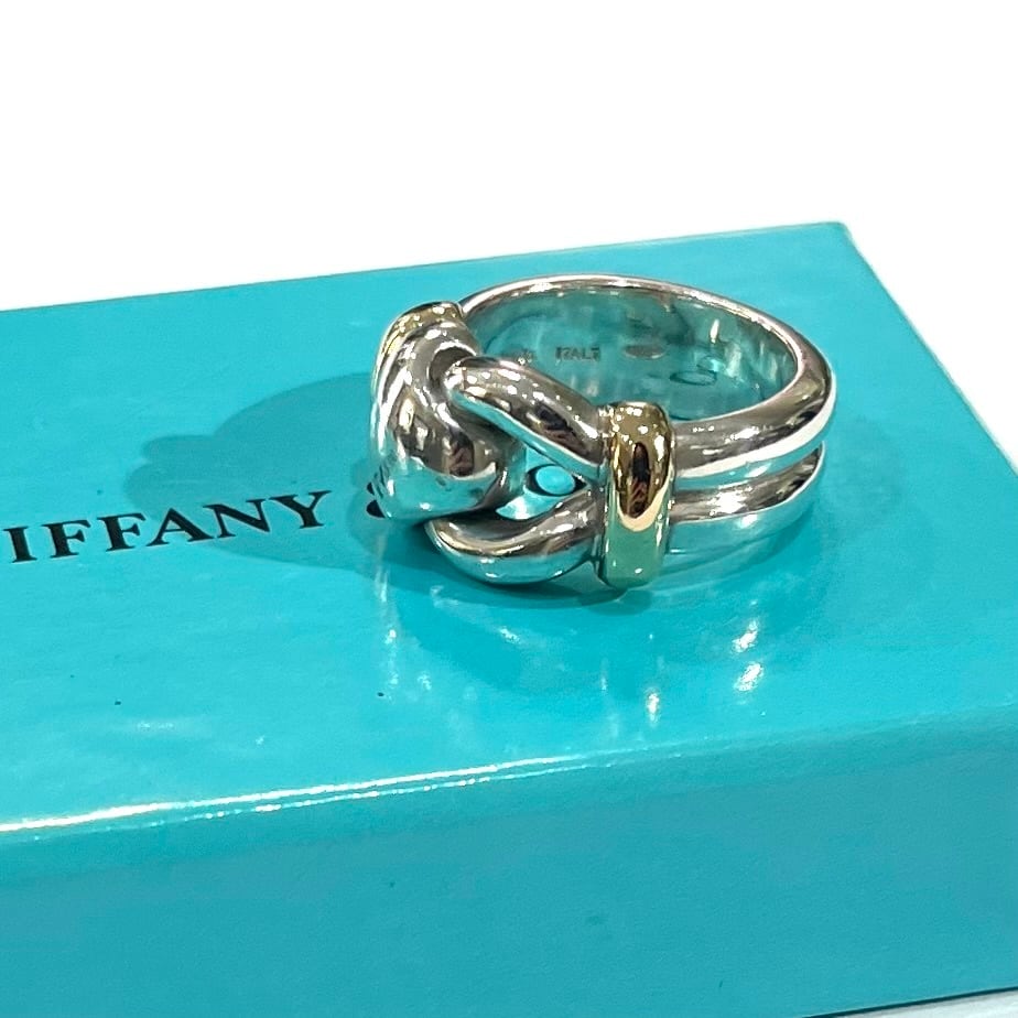 TIFFANY & Co.】【14号】2885 ティファニー ワイド ノット リング
