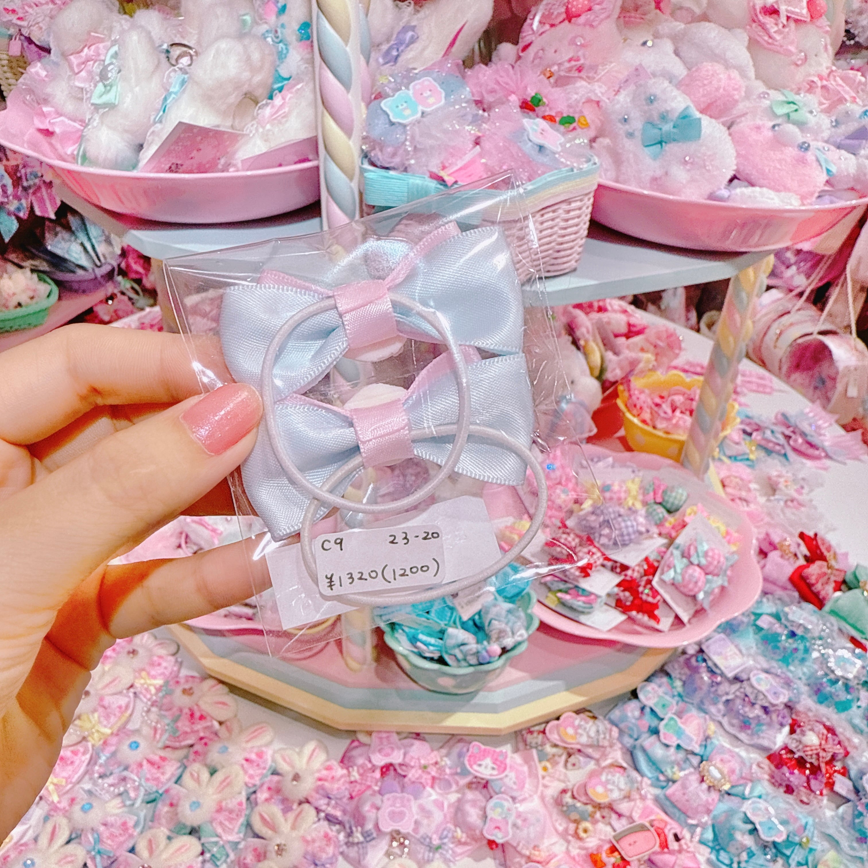 【C9】23-20ぷちリボンヘアゴムセット