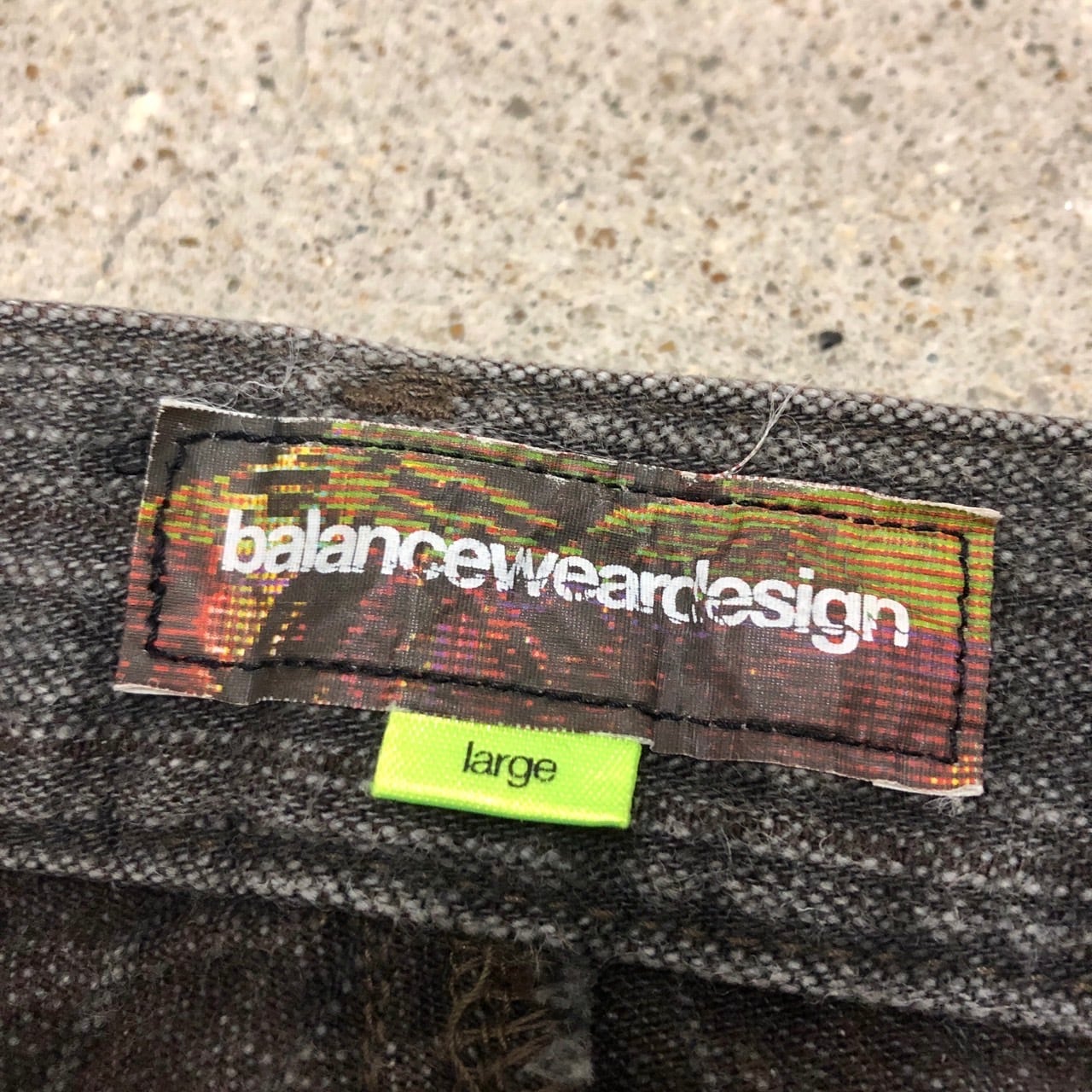 00s balanceweardesign/Draping Denim pants/L/立体裁断デニム 00s balanceweardesign/Draping Denim pants/L/立体裁断デニム