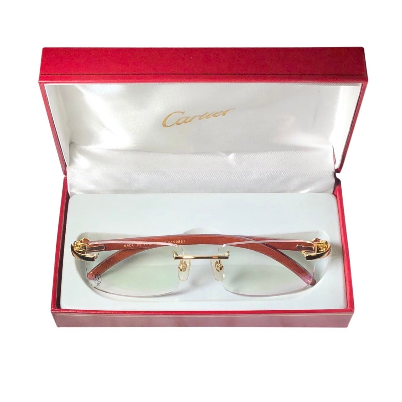 vintage CARTIER rimless-type glasses 