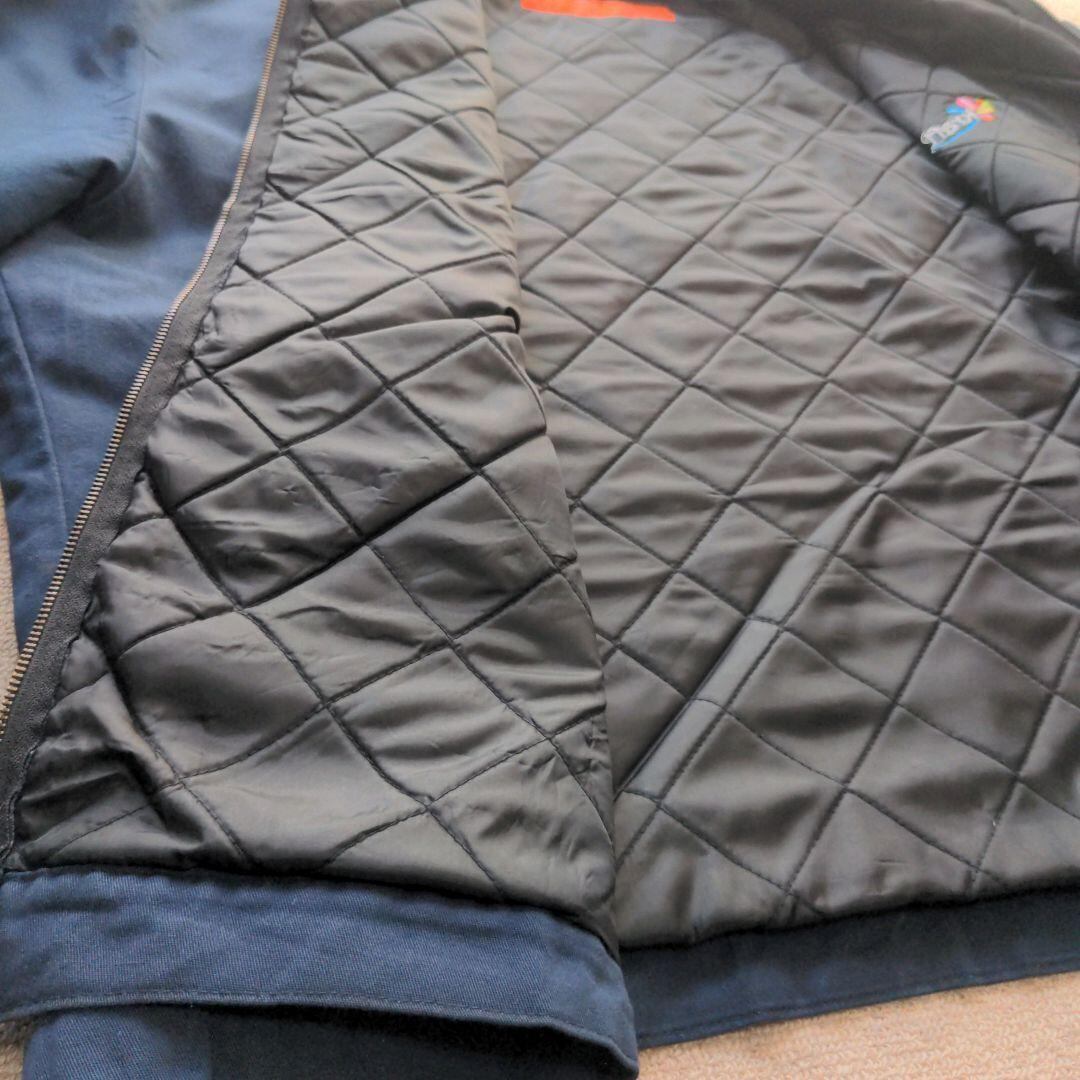 90s REDKAP ワークジャケット 企業 ロゴ刺繍 ビッグサイズ US古着