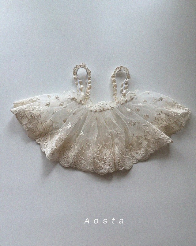 【予約/送料無料】Aosta/Lace Strap Bustier