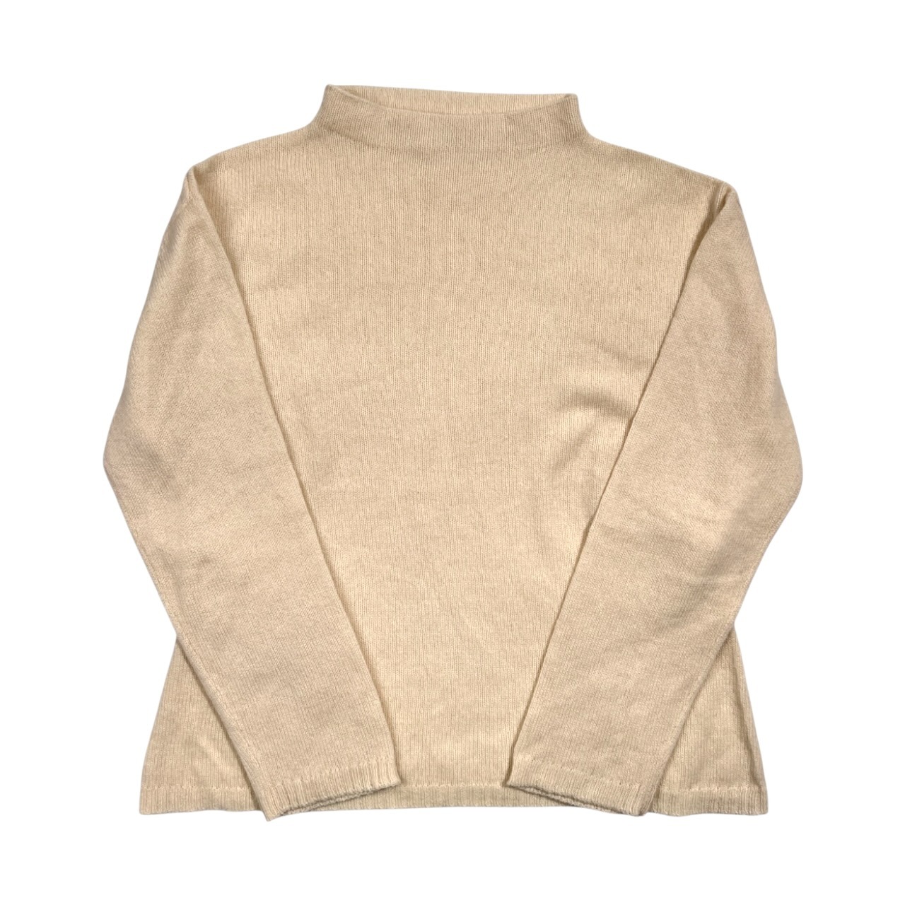 カシミヤ100% Xapis カピス ニット セーター 38 /アイボリー系 レディース