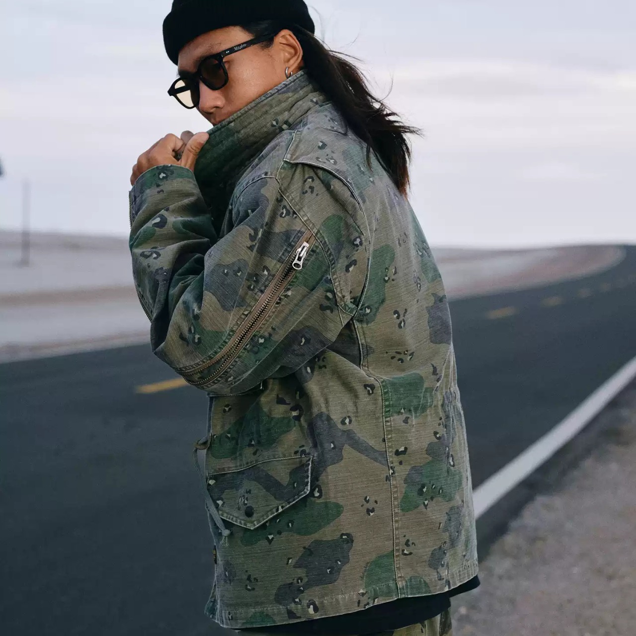 ミリタリーカモフラージュ フィールドジャケット K5418 - 5