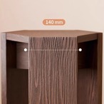 スツール サイドテーブル 無垢材 六角形 北欧 モダン おしゃれ ミニマリスト 積み重ね可能 ロースツール