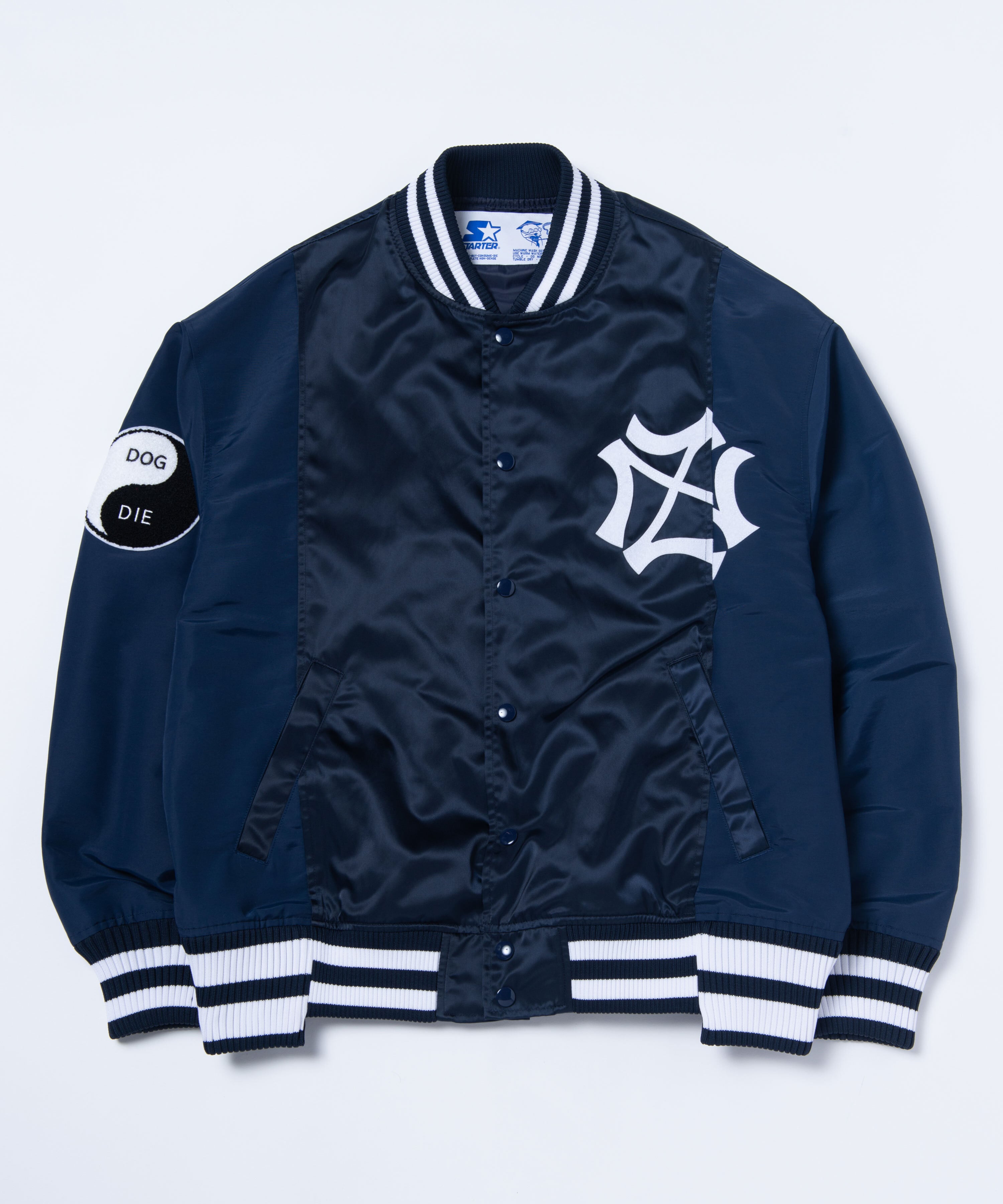 40%OFF】STARTER Nylon Stadium Jacket / D NAVY | blackweirdos 40%OFF】STARTER Nylon Stadium Jacket / D NAVY | blackweirdos
