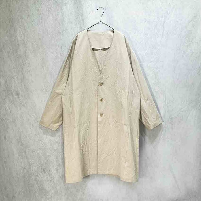 【OOOO】 WASHIコート　[BEIGE]