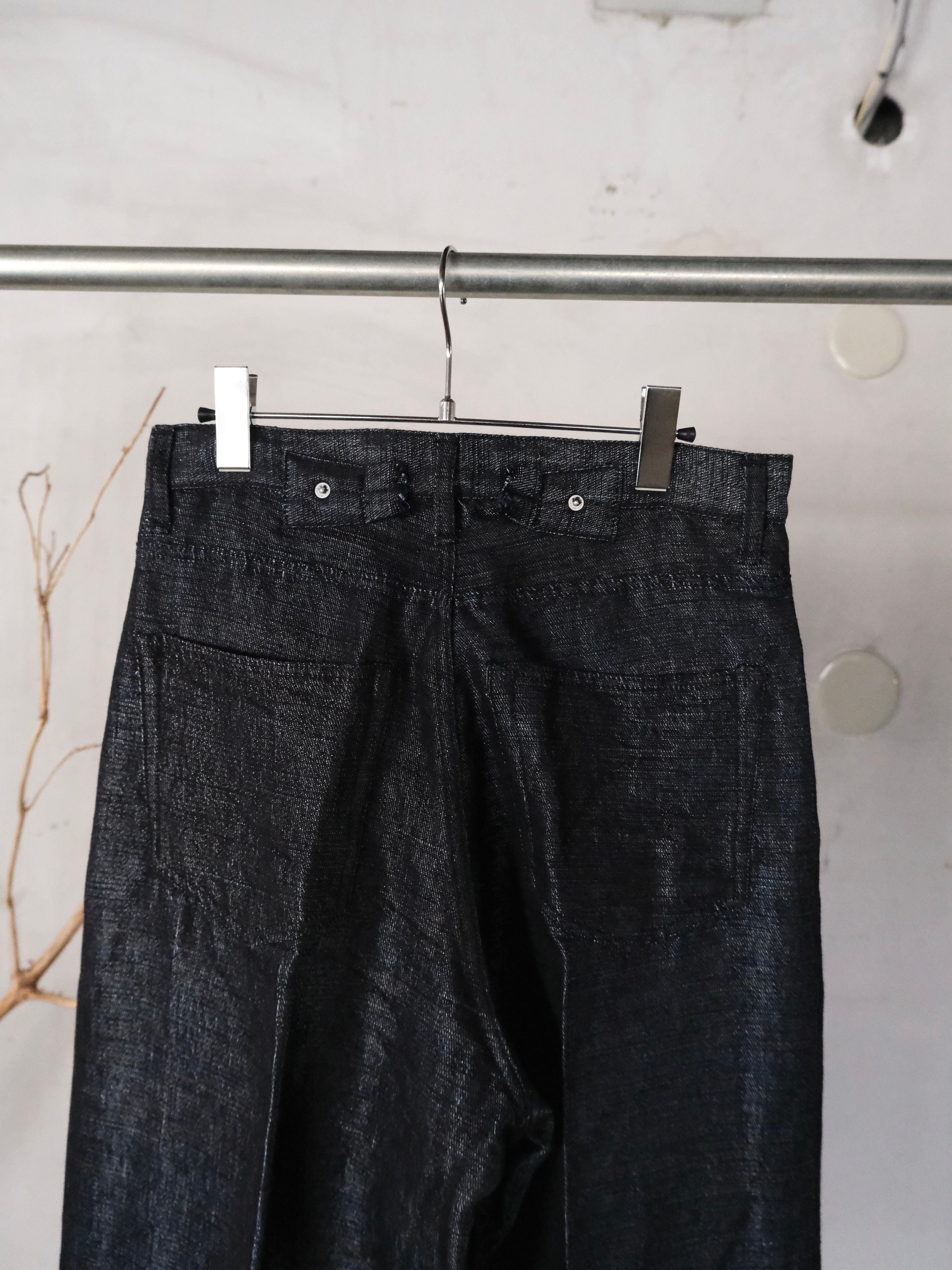 DAIRIKU】 Wide Linen Denim Pants | THE OUR