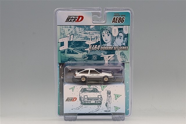 ホビージャパン（Hobby JAPAN） 1/64 Toyota SPRINTER TRUENO (AE86)／頭文字D 藤原拓海 AND 茂木なつき　HJDMD001F