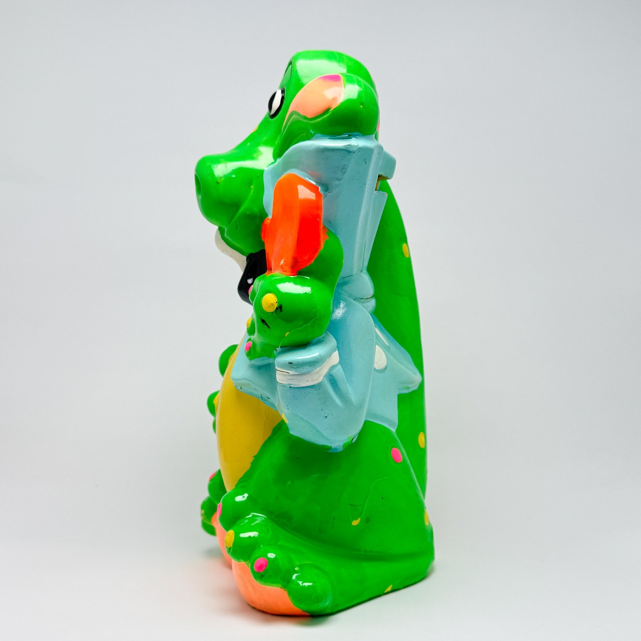 ヴィンテージコインバンク「カラフルワニ」