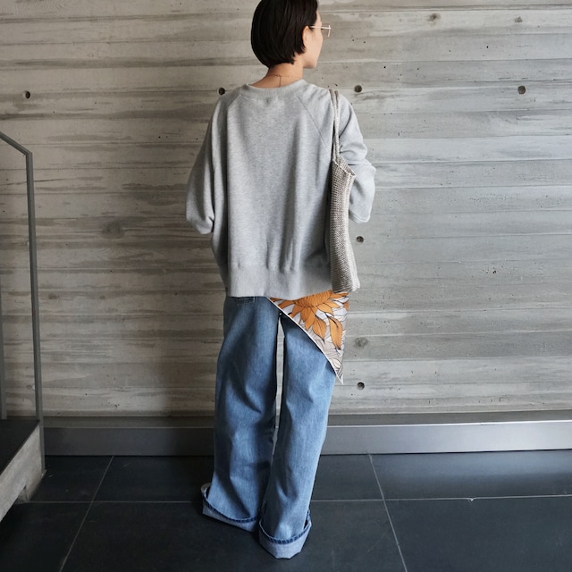 裏毛ドルマンプルオーバー　