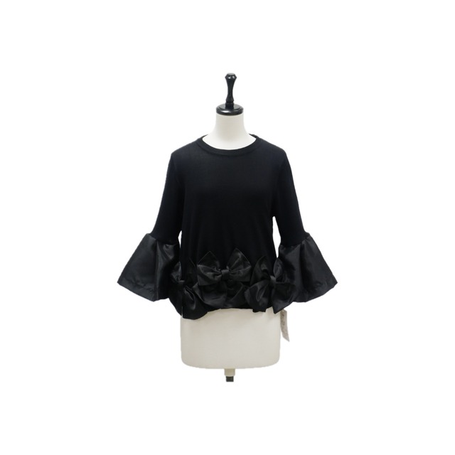 Balloon sleeve ribbon design tops