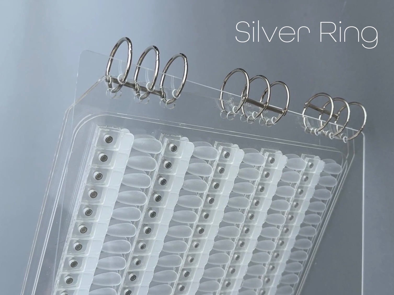 Color Magnet Book☆Ring Clear(Gold / Silver)（120色）ネイルカラー