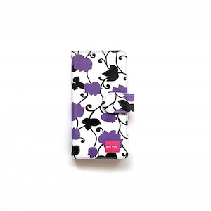 北欧デザイン iPhone手帳型ケース  | matthew purple